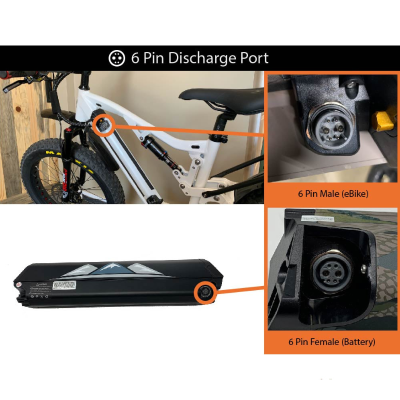 Bakcou Fat Tire Electric Bike Battery 25Ah
