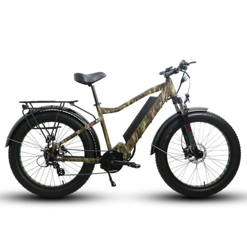 EUNORAU FAT-HD All Terrain Mid-Drive Electric Bike, 48V/15.6Ah, 1000W