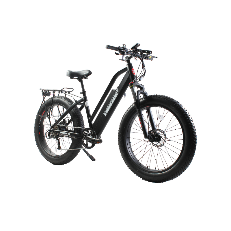 X-Treme Boulderado Fat Tire Step-Through Electric Mountain Bicycle, 48V/10.4Ah, 500W